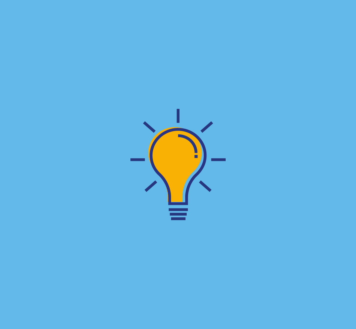 Lightbulb blue